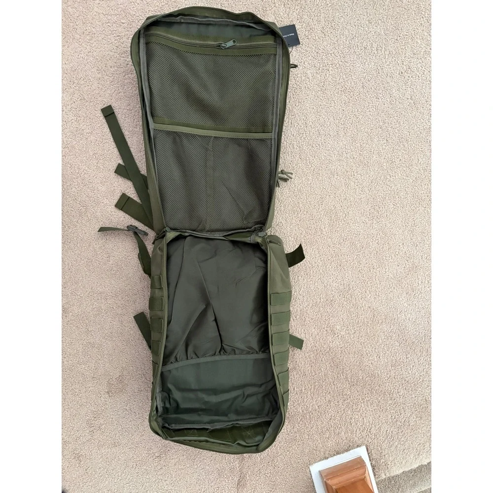 New! Ciana Men Backpack Military Tactical 40L Olive Green MOLLE Hiking School